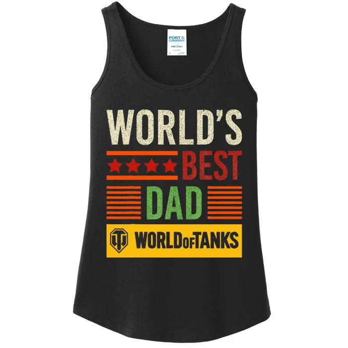 World Of Tanks Father Day Worlds Best Dad Ladies Essential Tank