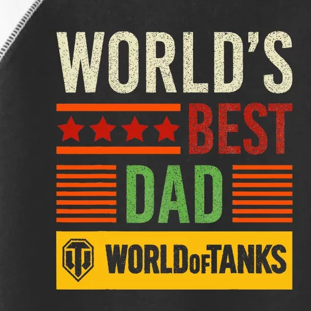 World Of Tanks Father Day Worlds Best Dad Toddler Fine Jersey T-Shirt