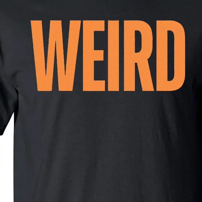 Weird Orange Text Single Word Tall T-Shirt