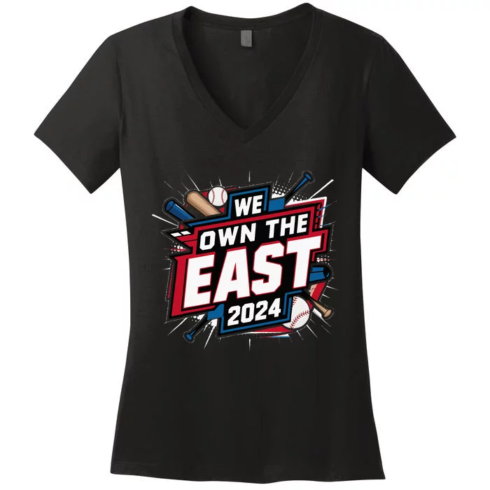 We Own The East P.H.I.L.L.Y Women's V-Neck T-Shirt