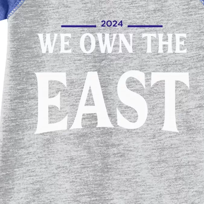 We Own The East 2024 Infant Baby Jersey Bodysuit