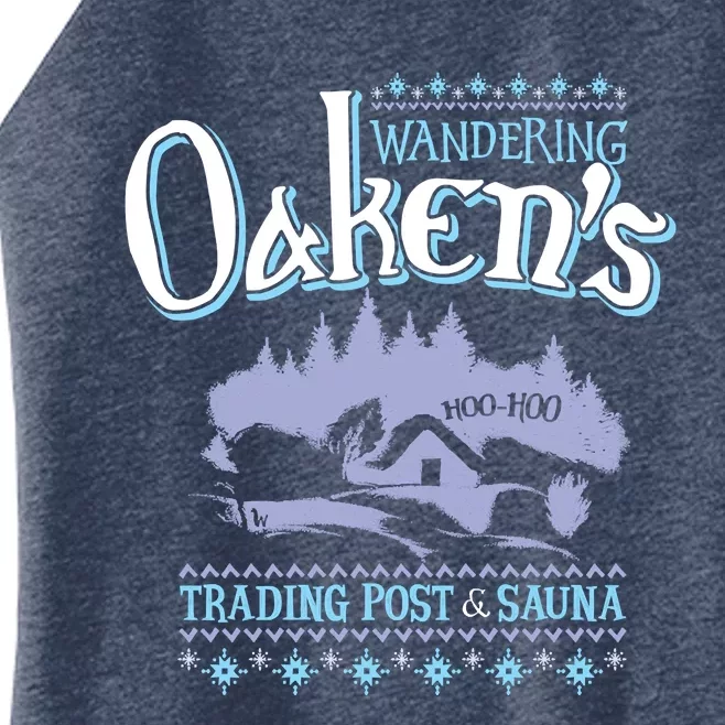 Wandering Oaken's Trading Post And Sauna Hoo Hoo Women’s Perfect Tri Rocker Tank