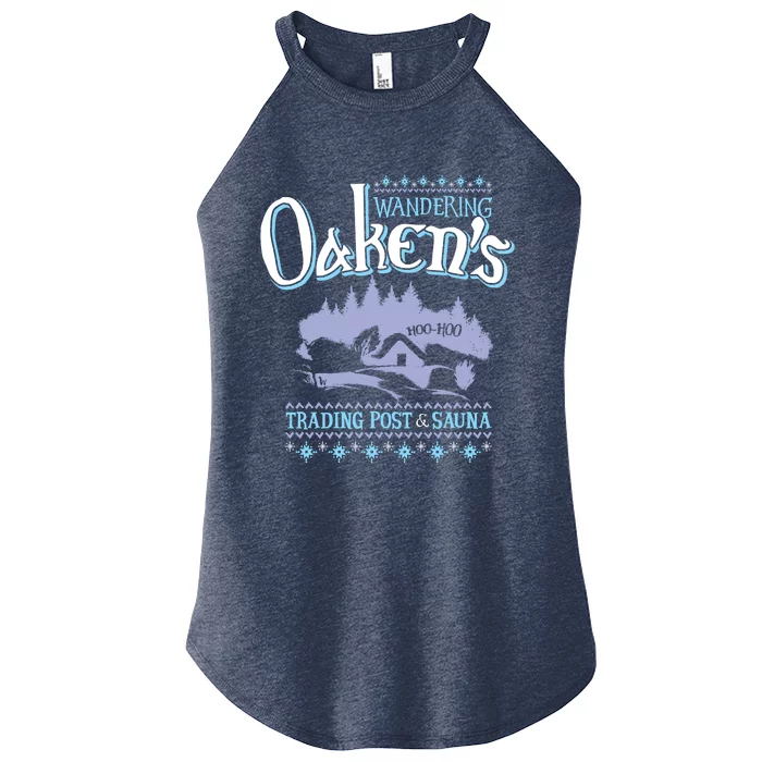 Wandering Oaken's Trading Post And Sauna Hoo Hoo Women’s Perfect Tri Rocker Tank