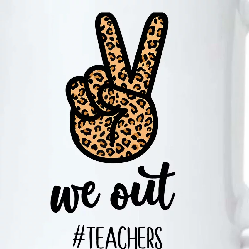 We out Teacher Happy Last Day Of School Wo Gift Funny Black Color Changing Mug