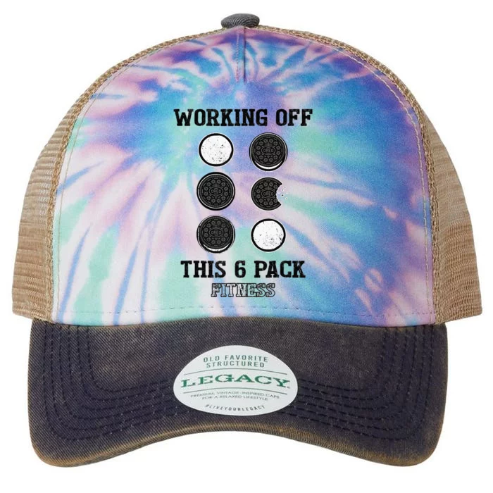 Working Off This 6 Pack Fitness Legacy Tie Dye Trucker Hat