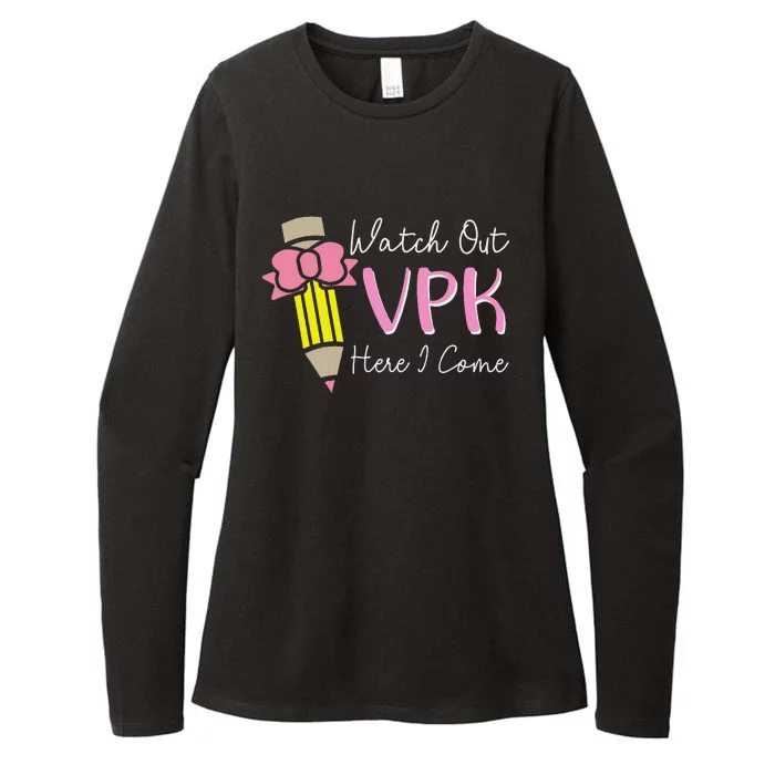 Watch Out Vpk Here I Come Teacher Back To School Womens CVC Long Sleeve Shirt