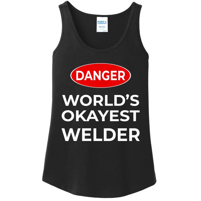 World Okayest Welder Ladies Essential Tank