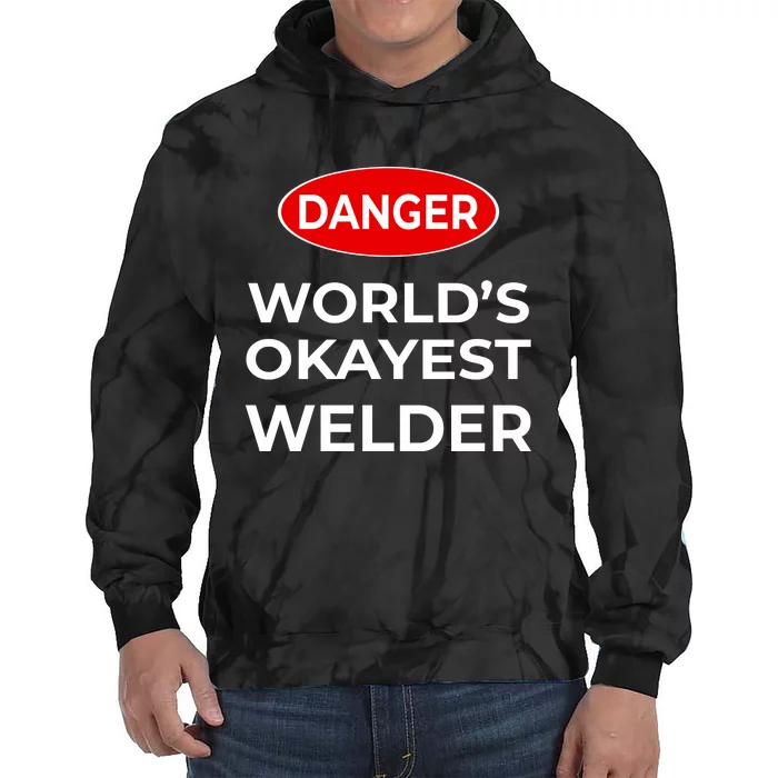 World Okayest Welder Tie Dye Hoodie