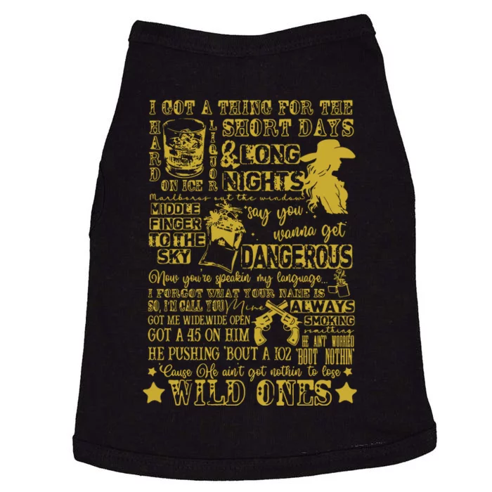 Wild Ones Wild West Country Girl Western Doggie Tank