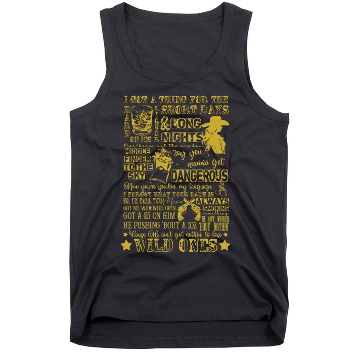 Wild Ones Wild West Country Girl Western Tank Top