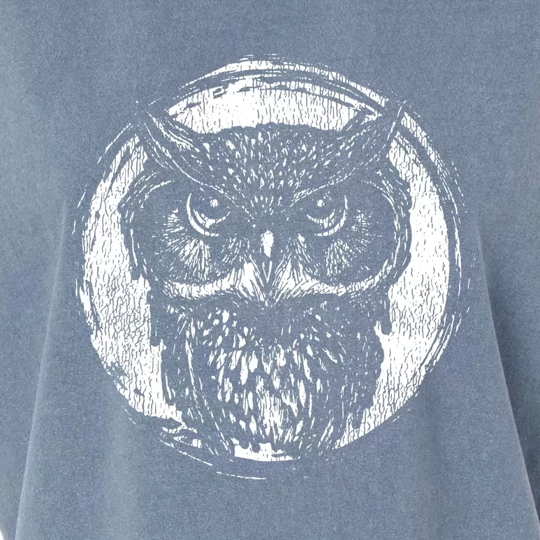 Wise Owl Garment-Dyed Women's Muscle Tee