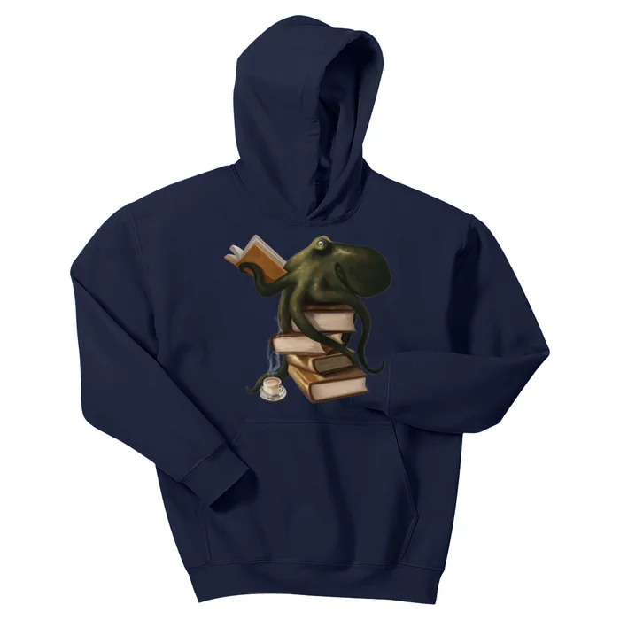 Wellread Octopus Kids Hoodie