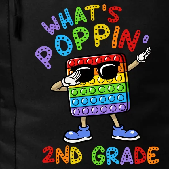 Whats Poppin 2nd Grade Back To School Daily Commute Backpack