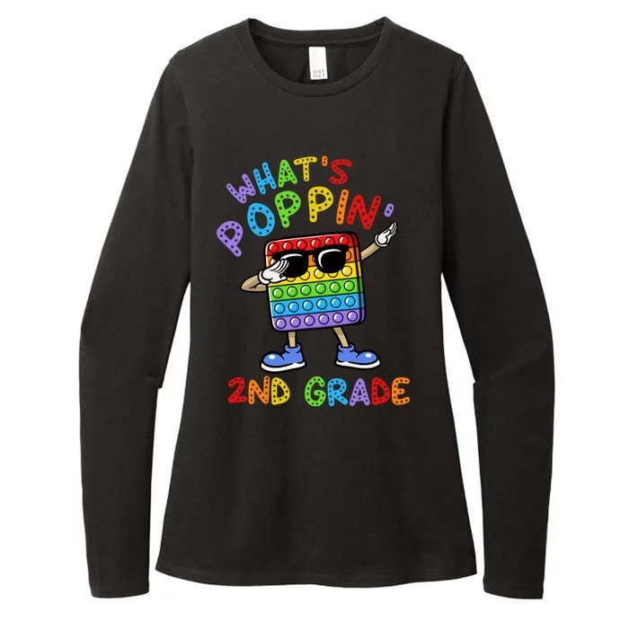 Whats Poppin 2nd Grade Back To School Womens CVC Long Sleeve Shirt