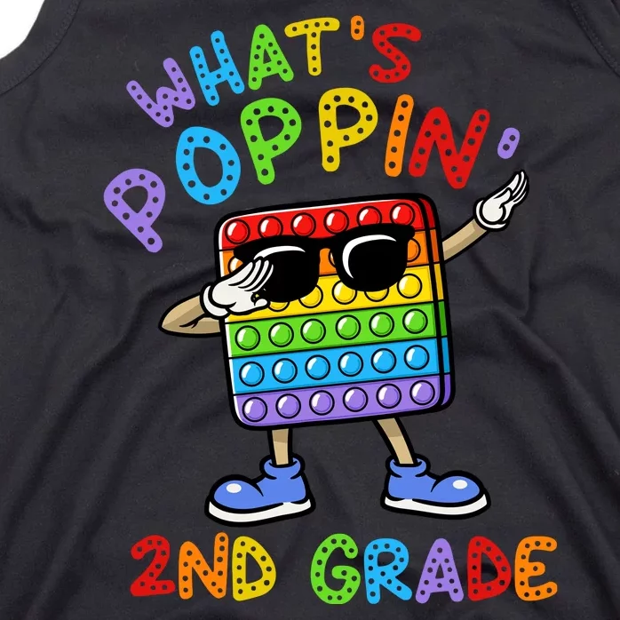 Whats Poppin 2nd Grade Back To School Tank Top