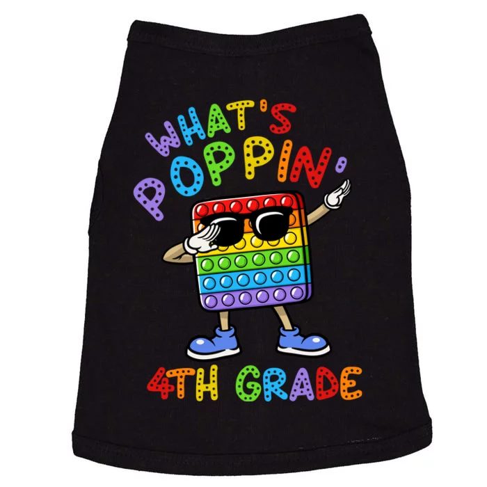 Whats Poppin 4th Grade Back To School Doggie Tank