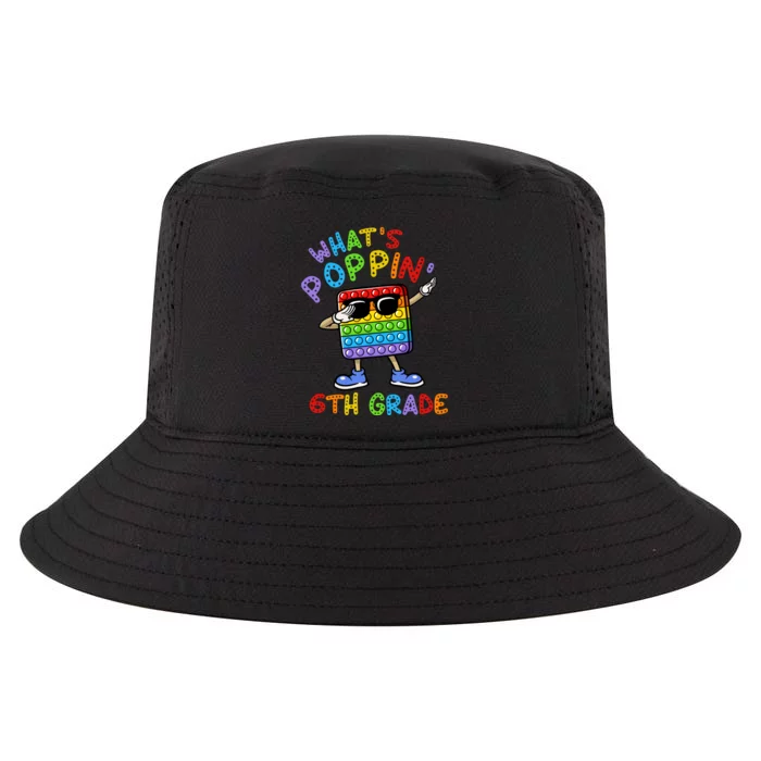 Whats Poppin 6th Grade Back To School Cool Comfort Performance Bucket Hat