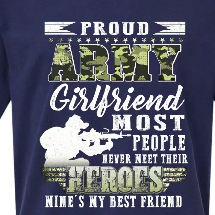 Wo Proud Army Friend Most People Gift Sueded Cloud Jersey T-Shirt