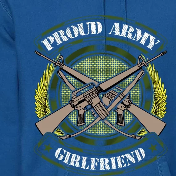 Wo Proud Army Friend Funny Gift Military Pride Gift Premium Hoodie