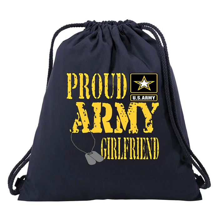 Wo Proud Army Friend Gift Military Gift Drawstring Bag