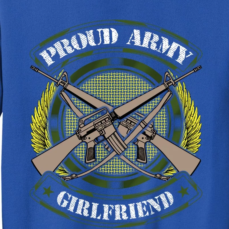 Wo Proud Army Friend Gift Military Pride Gift Tall Sweatshirt