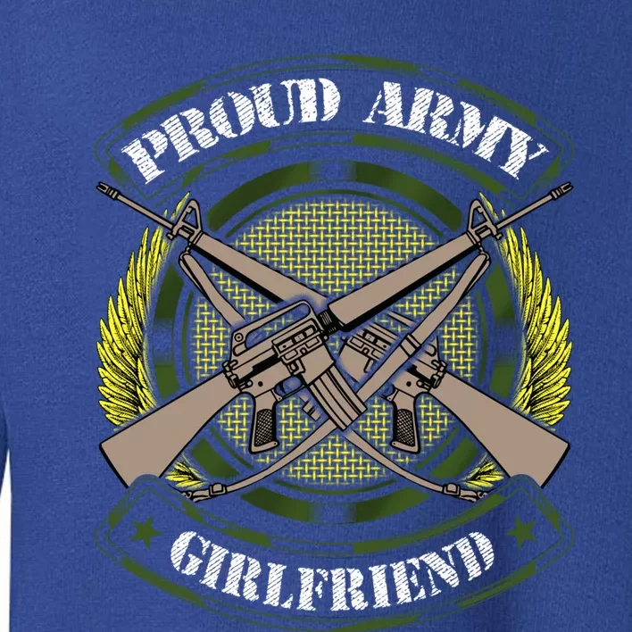 Wo Proud Army Friend Gift Military Pride Gift Toddler Sweatshirt