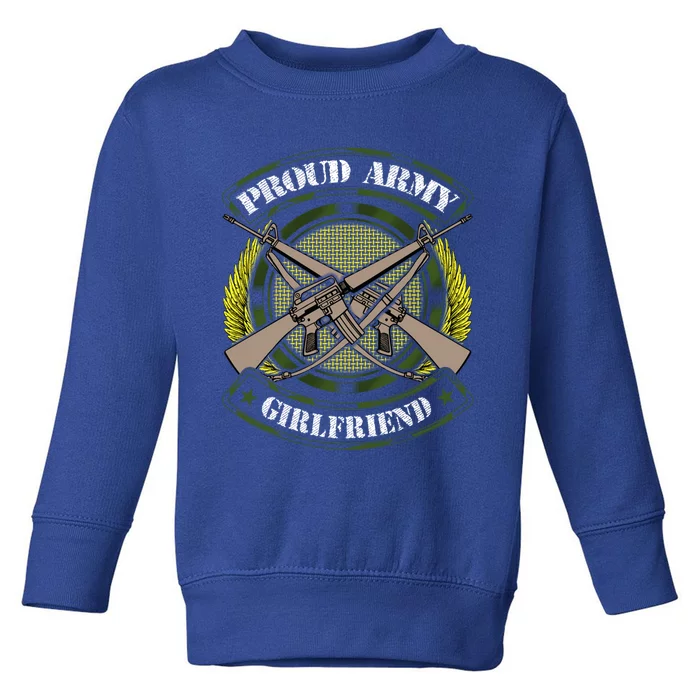 Wo Proud Army Friend Gift Military Pride Gift Toddler Sweatshirt