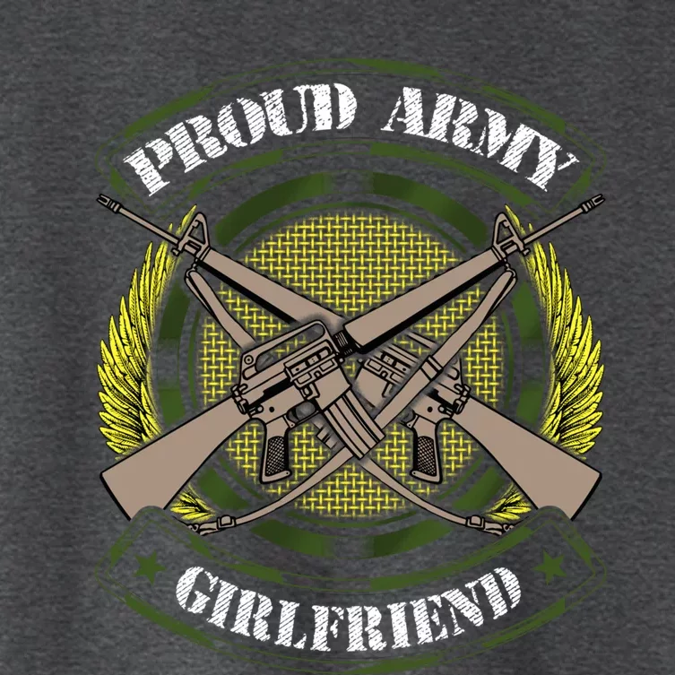 Wo Proud Army Friend Gift Military Pride Gift Women's Crop Top Tee