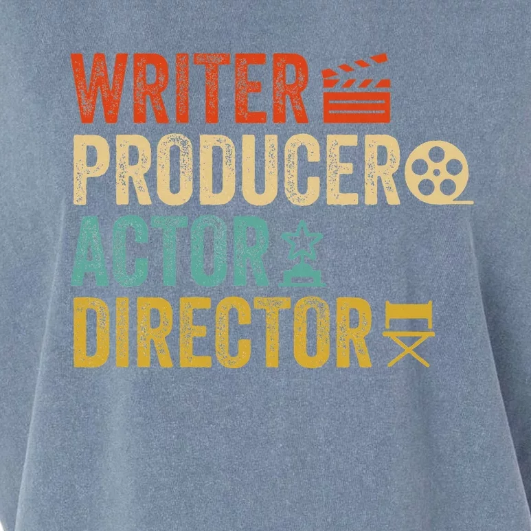 Writer Producer Actor Director Retro Film Filmmaking Garment-Dyed Women's Muscle Tee