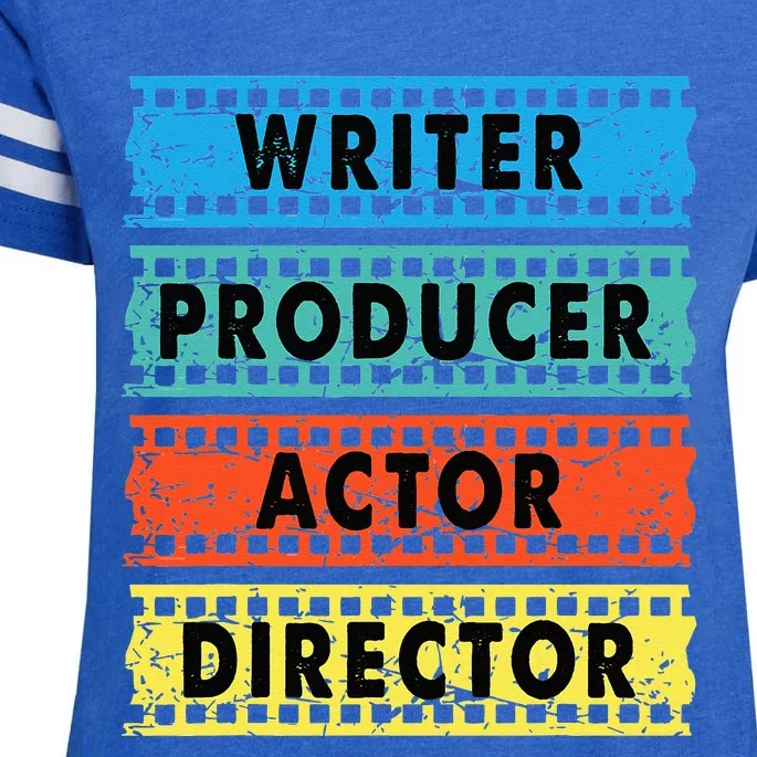 Writer Producer Actor Director Movie Filmmaker Filmmaking Enza Ladies Jersey Football T-Shirt