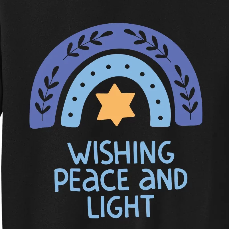 Wishing Peace And Light | Hanukkah Sweatshirt