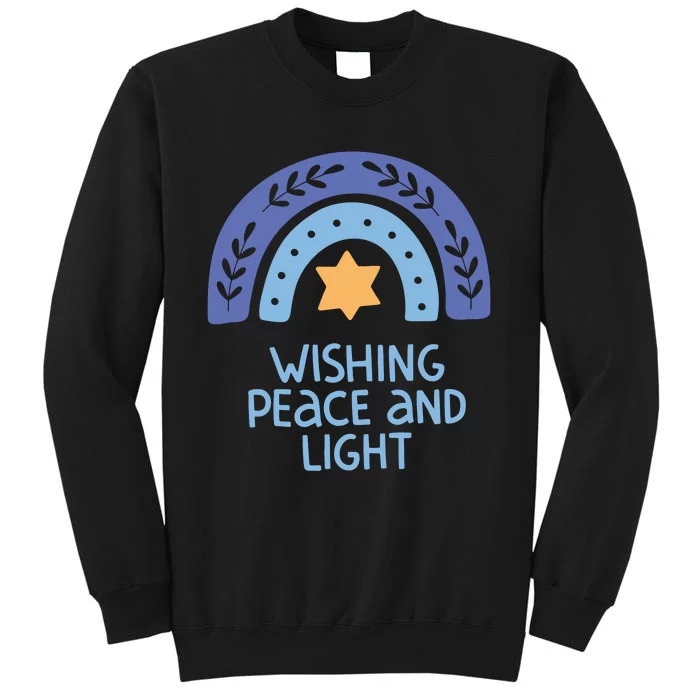 Wishing Peace And Light | Hanukkah Sweatshirt