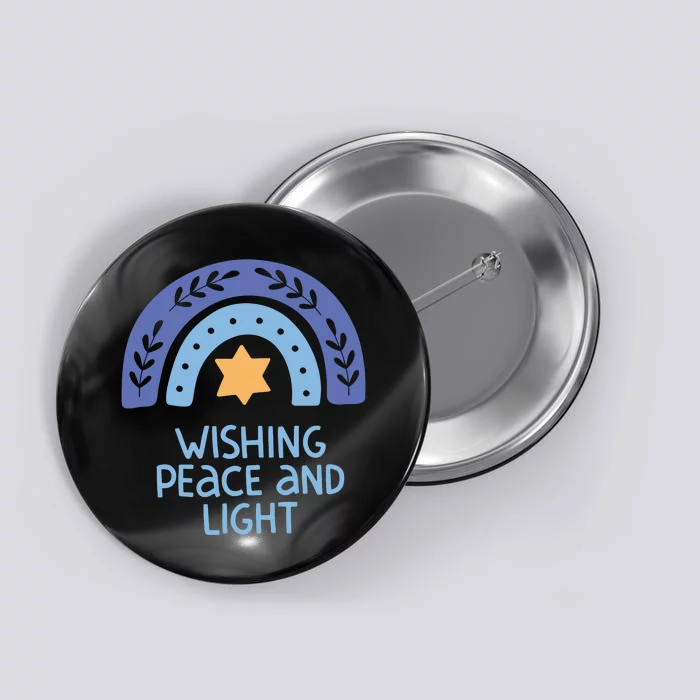 Wishing Peace And Light | Hanukkah Button