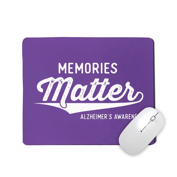 Wear Purple Alzheimer's Awareness Gifts Memories Matter Gift Mousepad