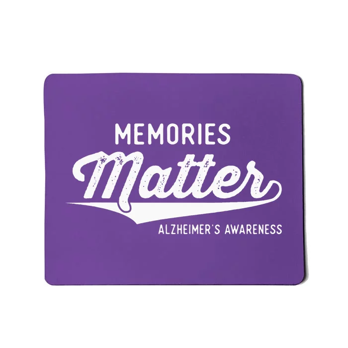 Wear Purple Alzheimer's Awareness Gifts Memories Matter Gift Mousepad