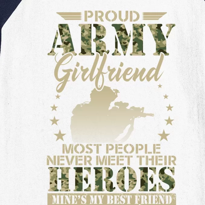 Wo Proud Army Friend Most People Great Gift Memorials Day Great Gift Baseball Sleeve Shirt