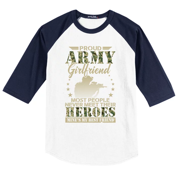 Wo Proud Army Friend Most People Great Gift Memorials Day Great Gift Baseball Sleeve Shirt