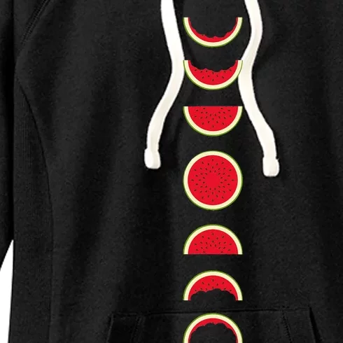 Watermelon Phases and Phases of the Watermelon Graphic Women's Fleece Hoodie