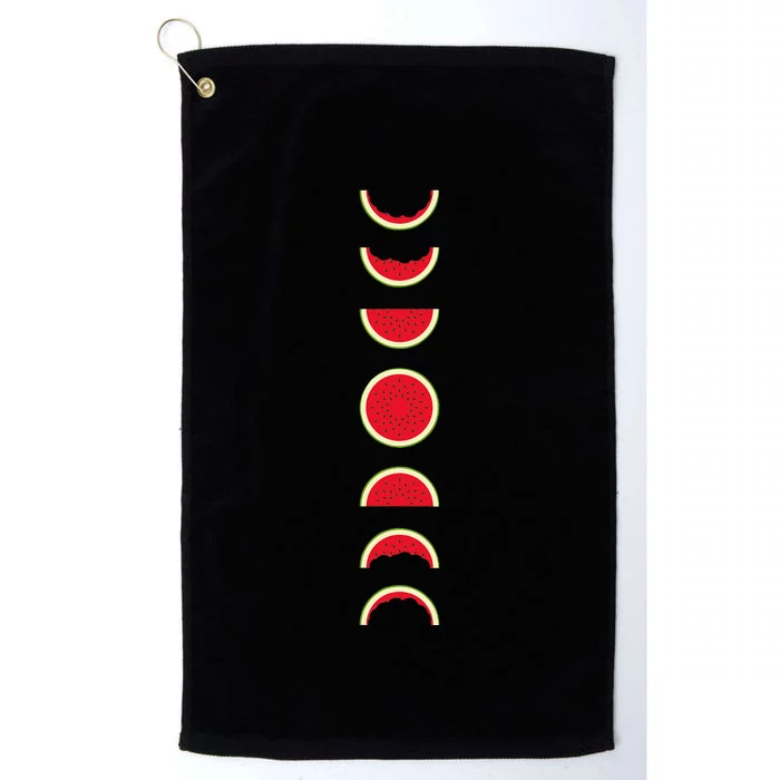 Watermelon Phases and Phases of the Watermelon Graphic Platinum Collection Golf Towel