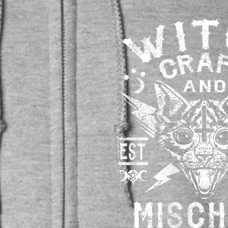 Wiccan Pagan And Occult Clothing. Wicca Cat Full Zip Hoodie