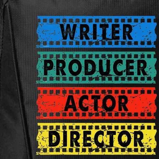 Writer Producer Actor Director Movie Filmmaker Filmmaking City Backpack