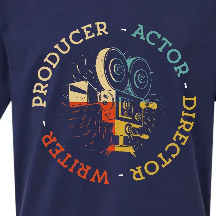 Writer Producer Actor Director Funny Film Theatre Filmmaker Sueded Cloud Jersey T-Shirt