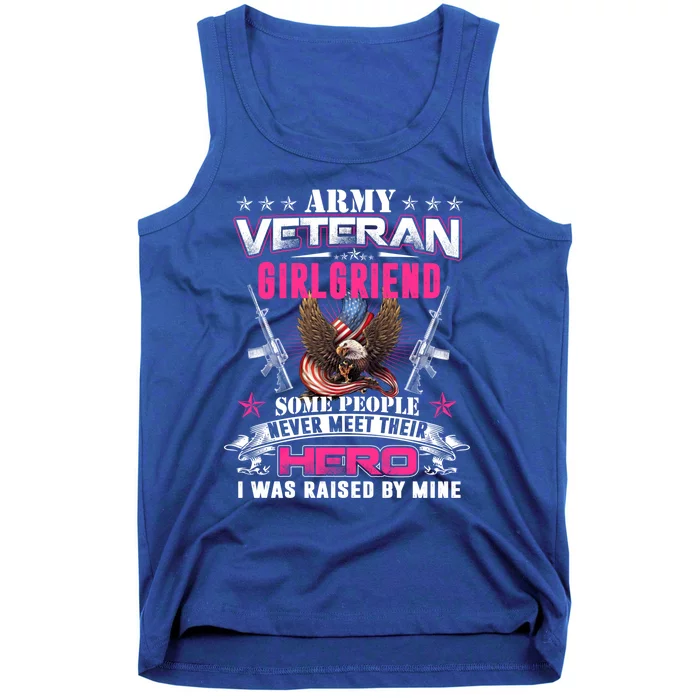 Wo Proud Army Friend I Raised My Heroes Army Veteran Funny Gift Tank Top