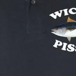 Wicked Pissah Bluefin Tuna Illustration Fishing Angler Gear Softstyle Adult Sport Polo