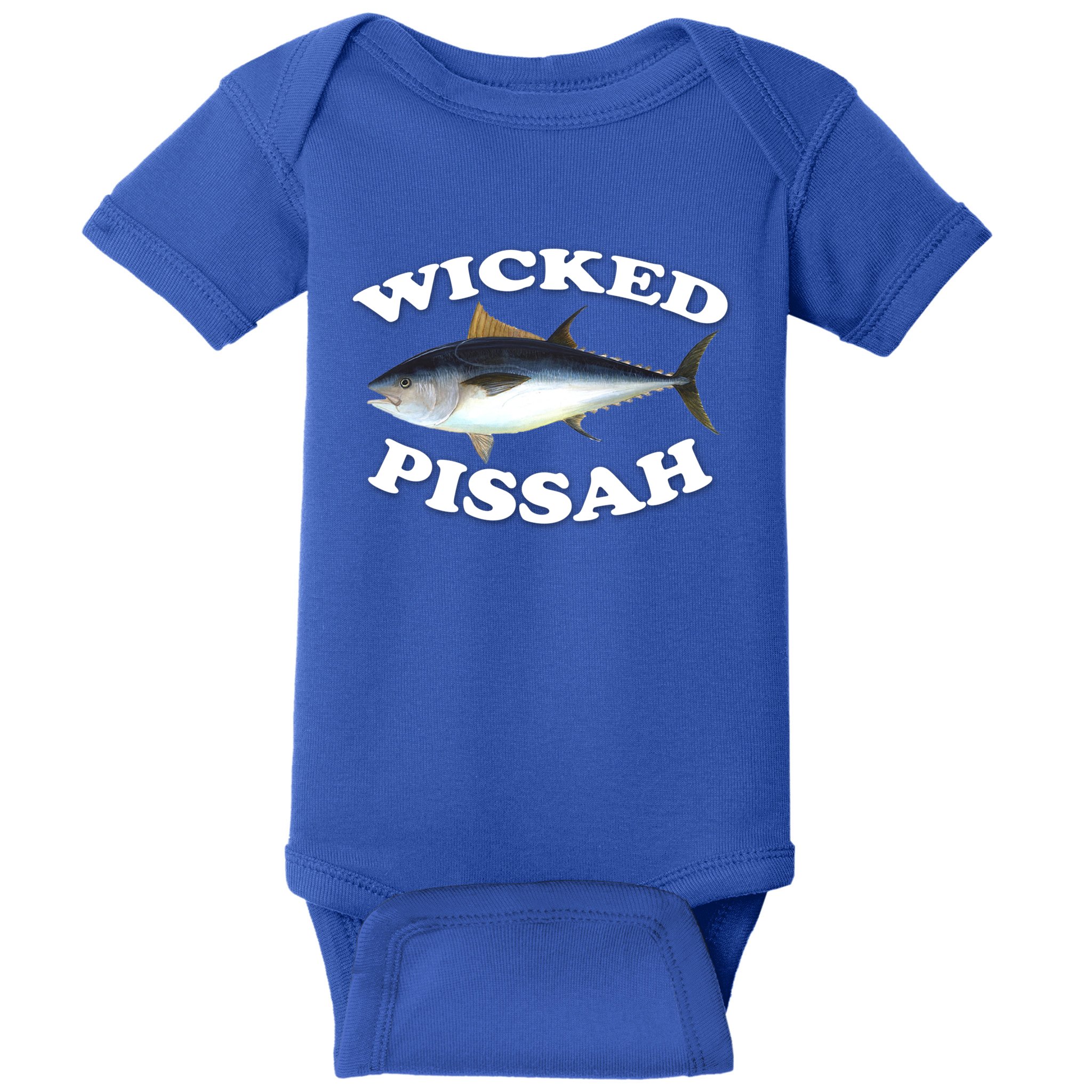 Wicked Pissah Bluefin Tuna Illustration Fishing Angler Gear Gift