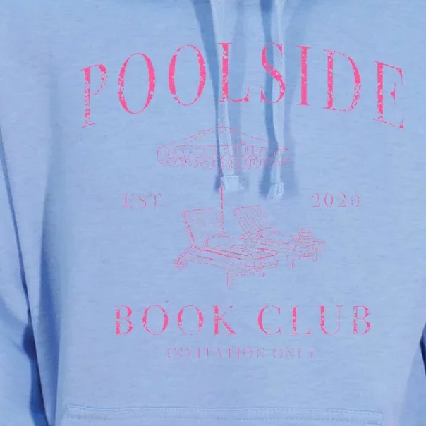 Women Poolside Book Club Summer Reading Book Lover Swimming Unisex Surf Hoodie