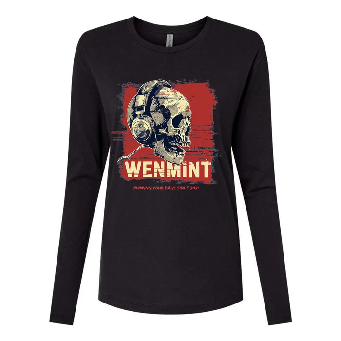 Wenmint Pumping Bags Womens Cotton Relaxed Long Sleeve T-Shirt