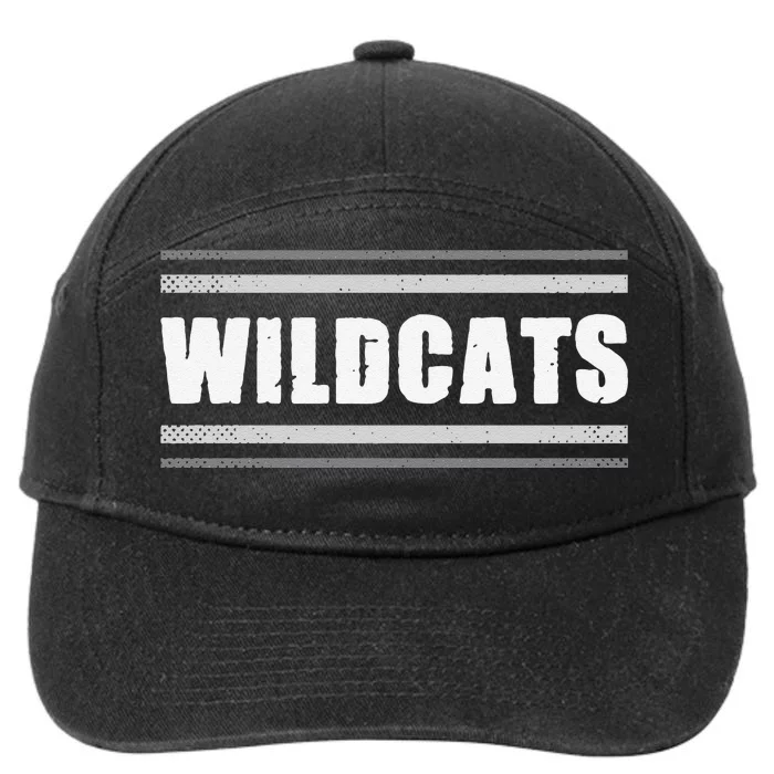 Wildcats Pride Clarksville Vintage Stripes Sweat 7-Panel Snapback Hat