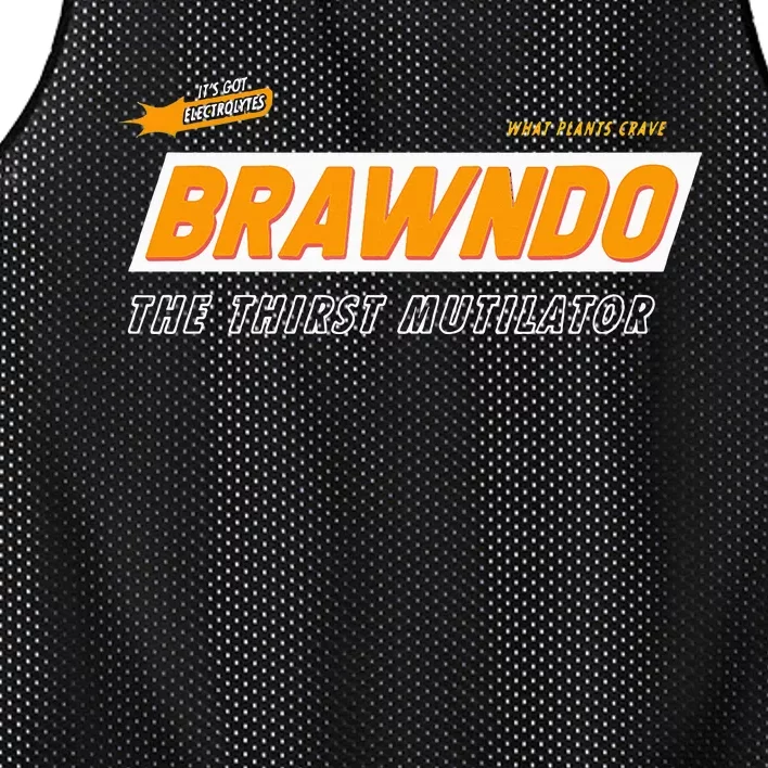 What Plants Crave Brawndo Mesh Reversible Basketball Jersey Tank