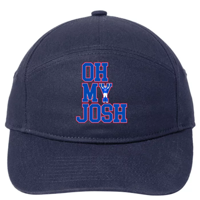 Wny Pride Cute Gift Cool Gift Oh My Josh Funny Gift 7-Panel Snapback Hat